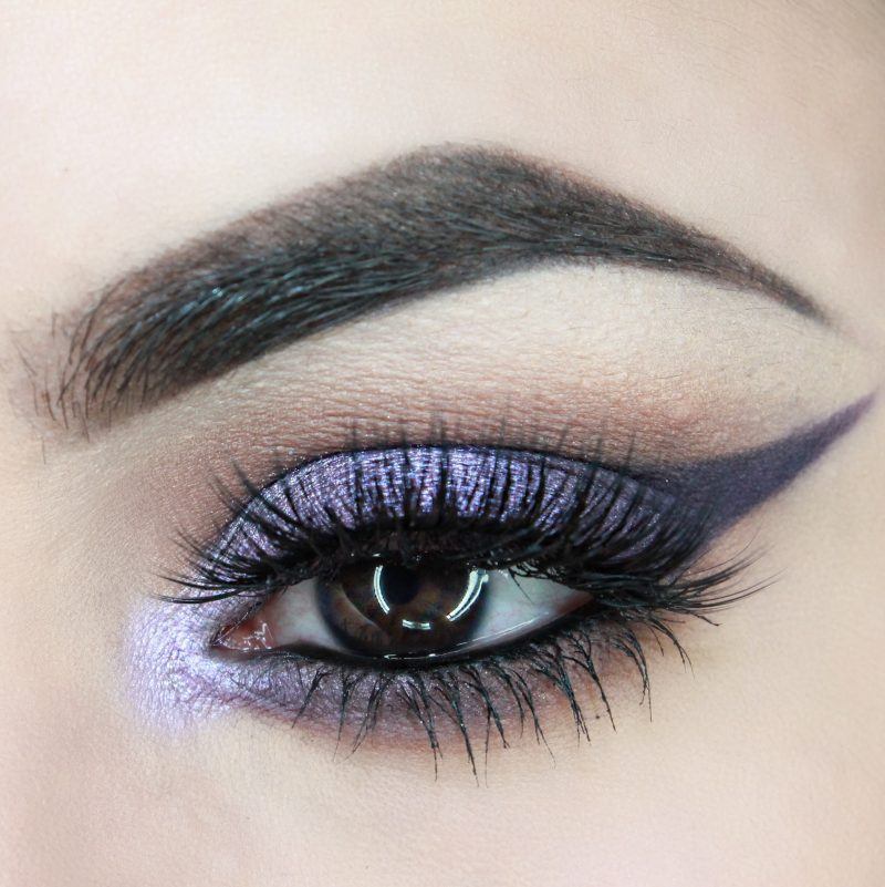 purple and blue eye makeup